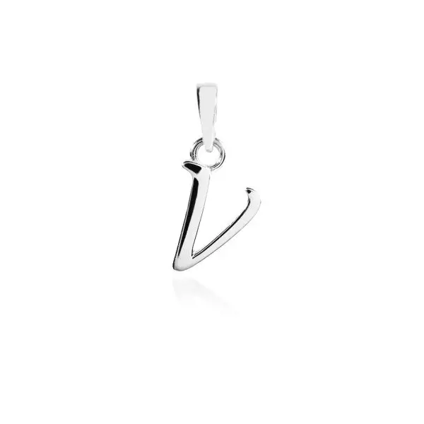 Letter V Pendant