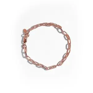 Oval Link Medium Rose Gold